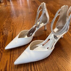Badgley Mischka Lilibeth Dual-Strapped Kitten Heels
